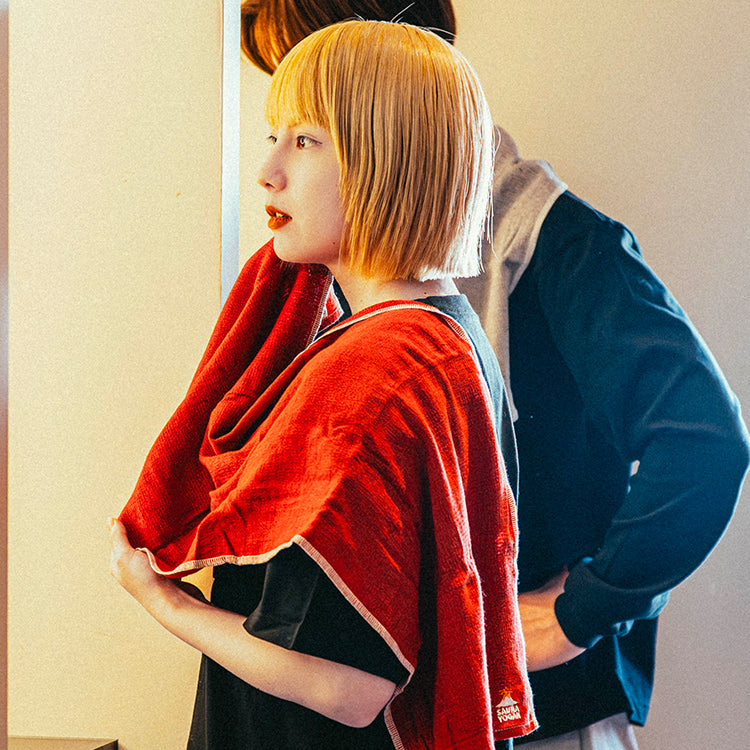 MOKUタオル レッド