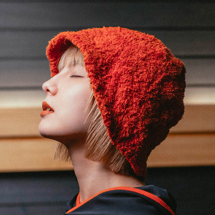 サウナハット オレンジ