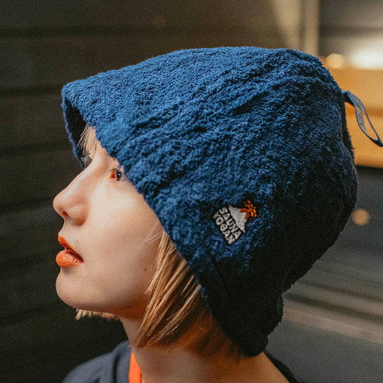 サウナハット ネイビー