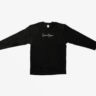 ロングTシャツ ブラック