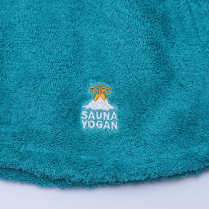 サウナハット ターコイズ