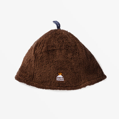 サウナハット ブラウン