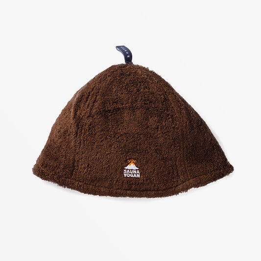 サウナハット ブラウン