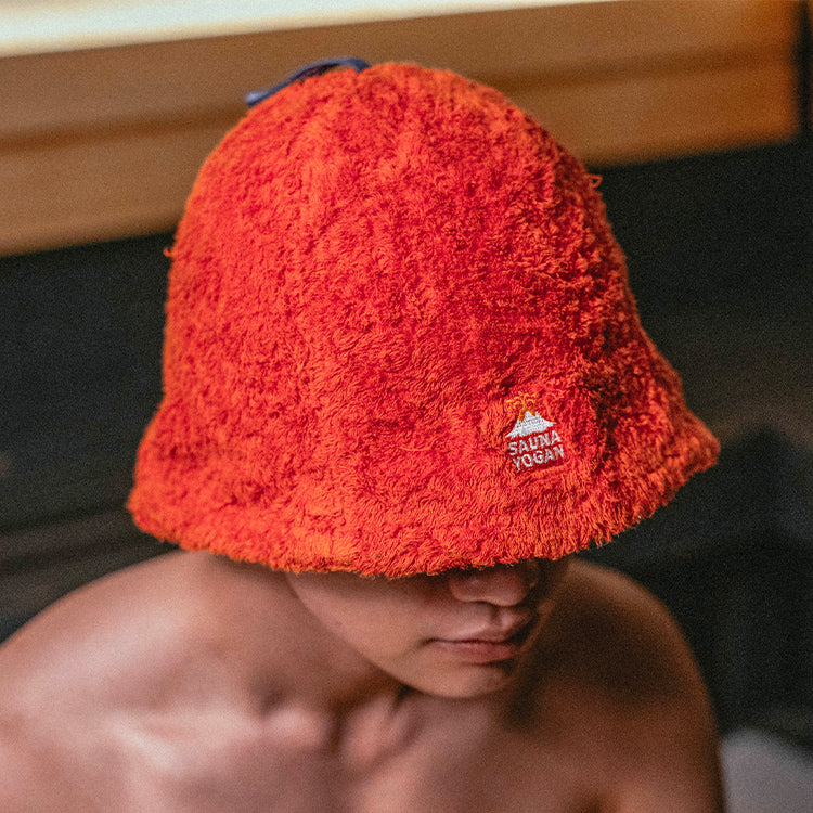 サウナハット オレンジ