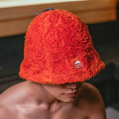サウナハット オレンジ