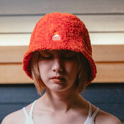 サウナハット オレンジ