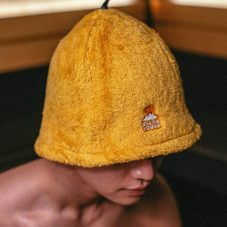 サウナハット イエロー