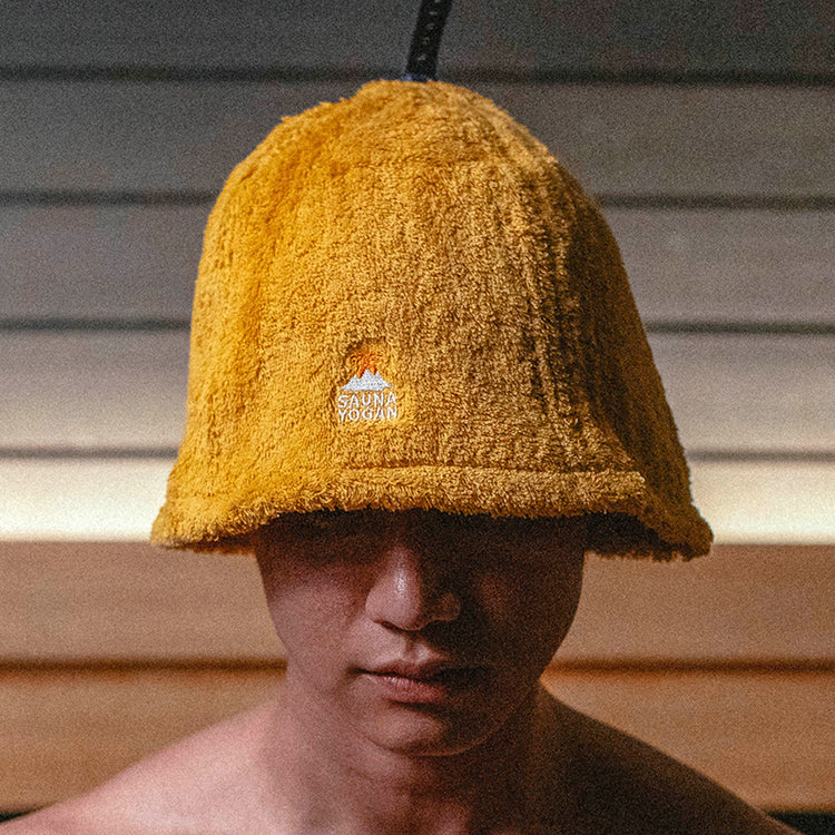 サウナハット イエロー