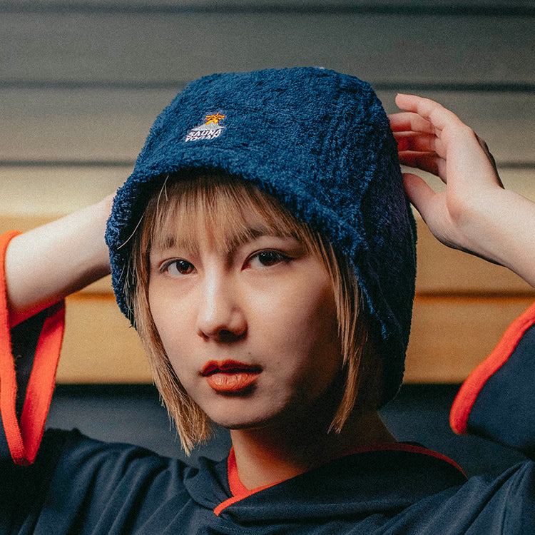 サウナハット ネイビー