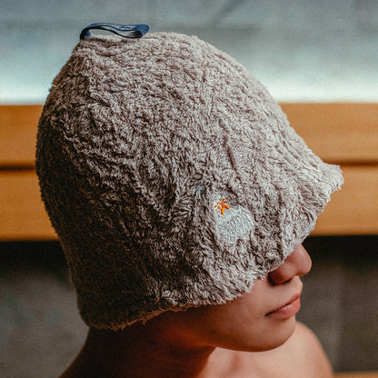 サウナハット グレー