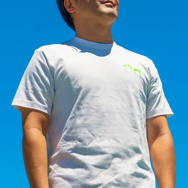 サウナサンＴシャツ 刺繍ロゴ グリーン